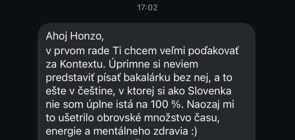 kontexta recenze